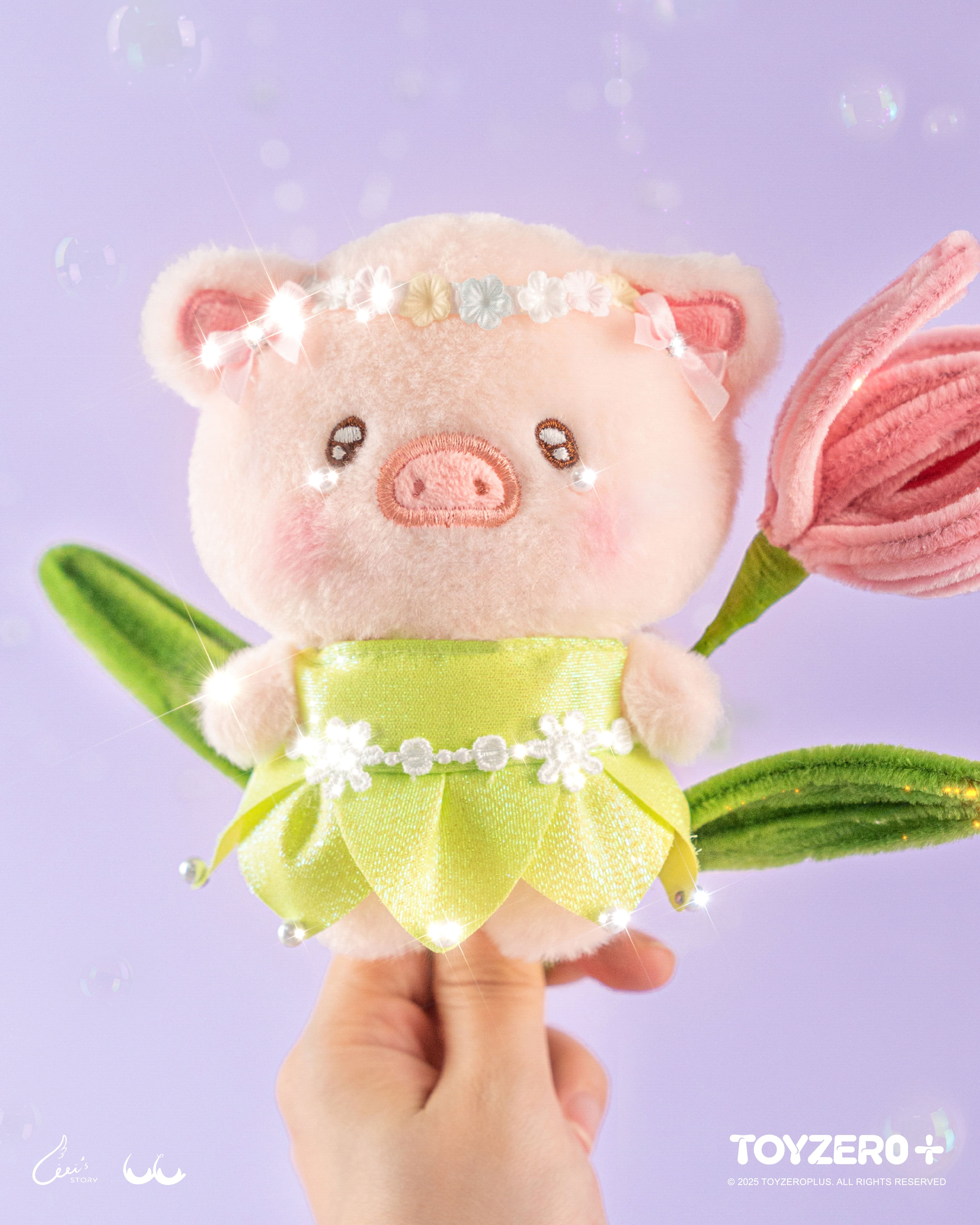 罐頭豬LuLu 繽紛樂園 - 花仙子Lu毛絨掛件
