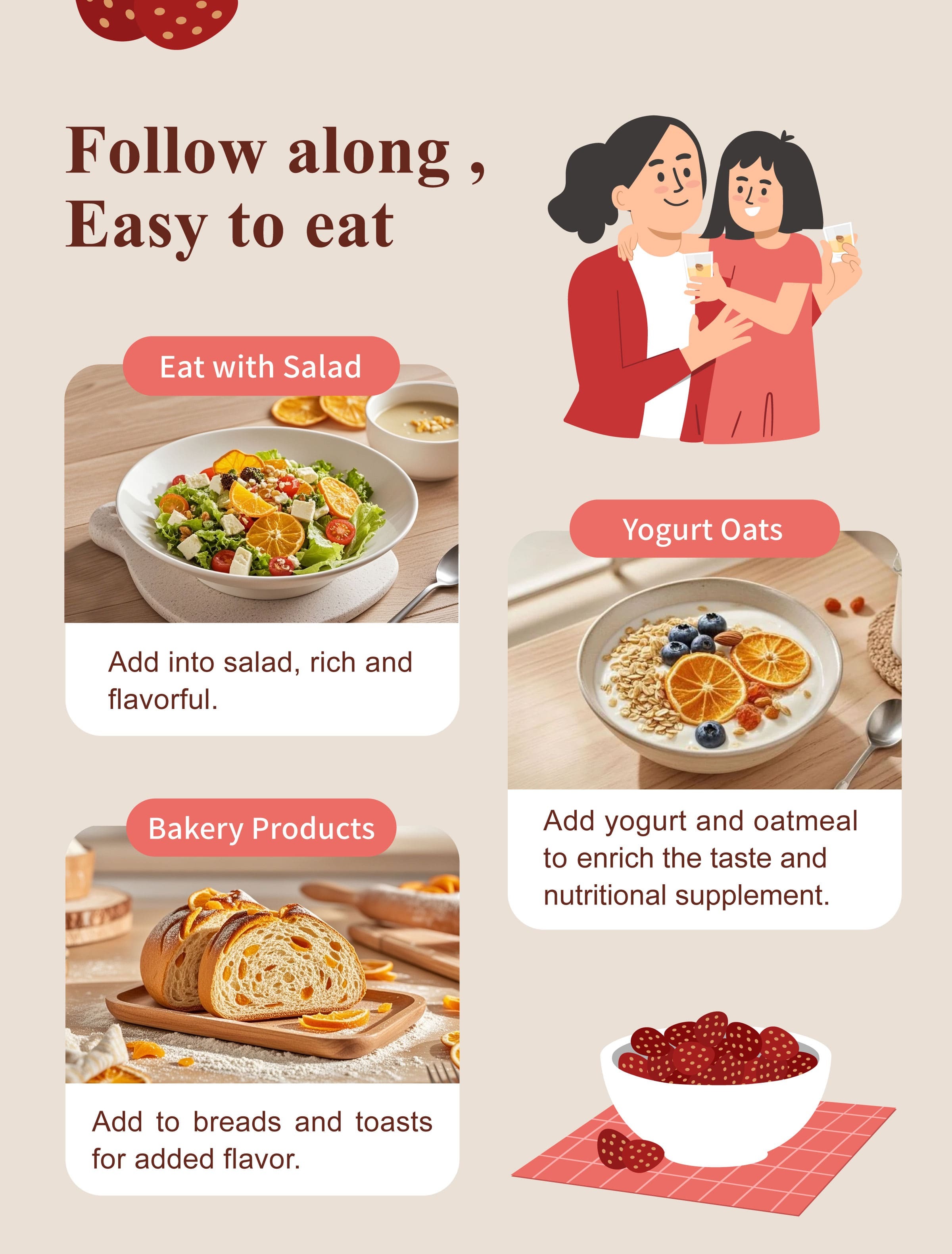 How to Use Dengyi Dried Strawberry