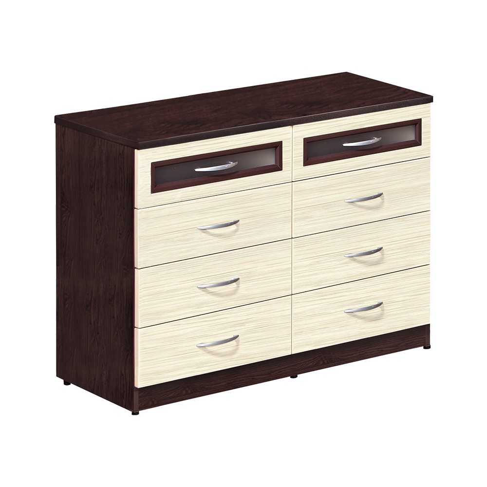 南亞塑鋼-萊爾4尺塑鋼八斗櫃/八抽屜收納櫃/置物櫃