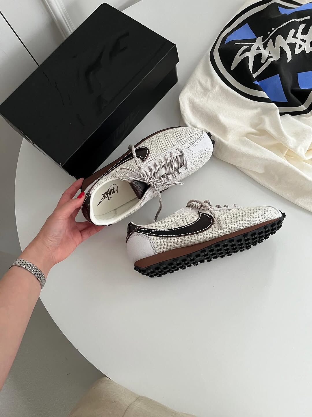 NIKE LD-1000 奶昔巧克力 咖啡色 奶油白 棕色 外縫線 編織 男鞋 IH7330-020 / 預購