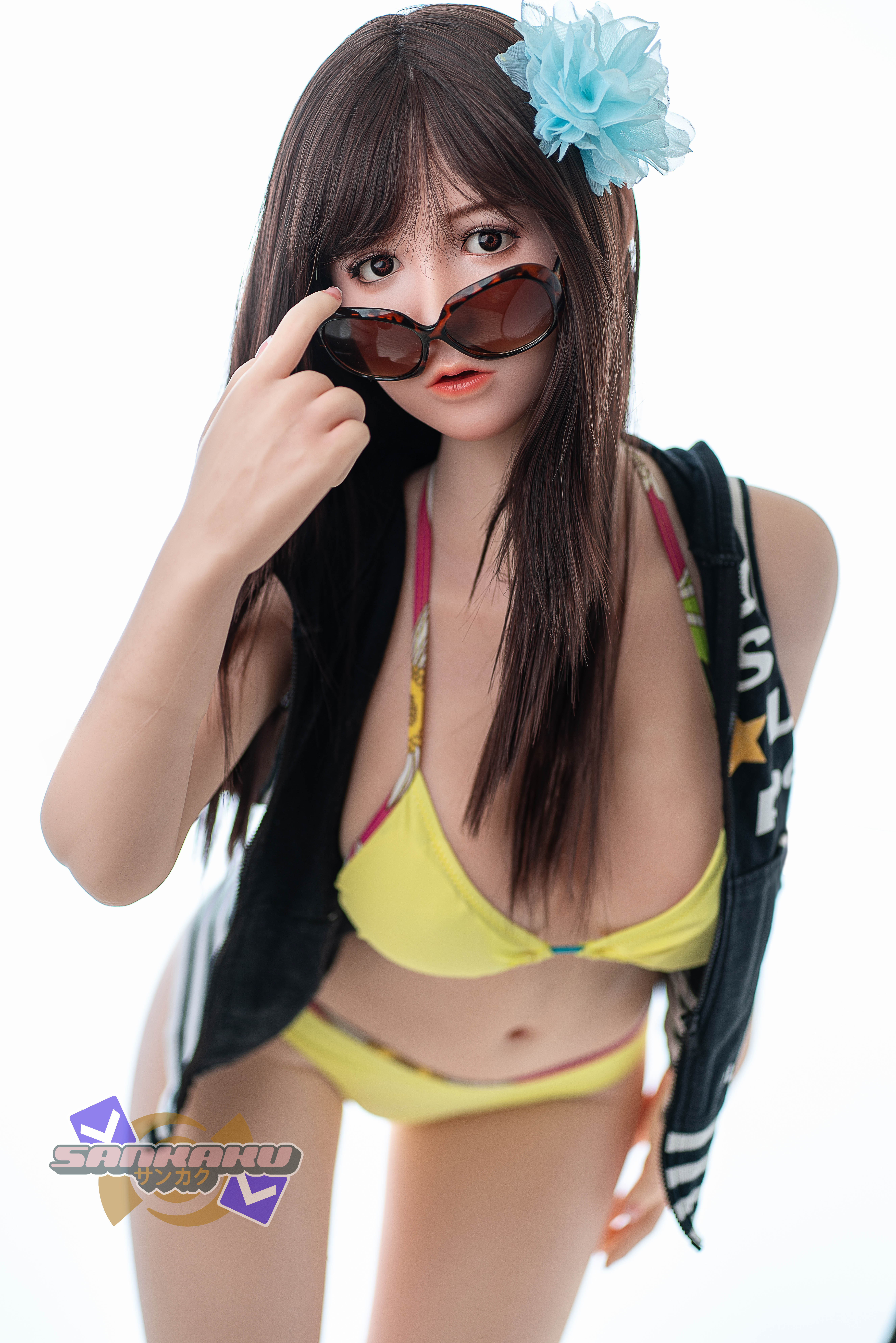 三角玩偶-mandara 系列 148cm 柚希(Yuzuki) 泳裝 矽膠娃娃 實體娃娃