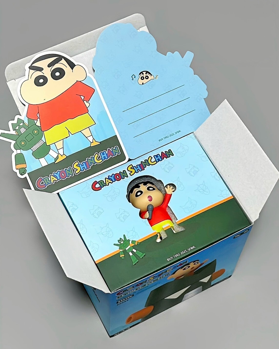 <正版授權>蠟筆小新 康達姆機器人 造型藍芽音響 小夜燈 氛圍燈 手機支架 擺件