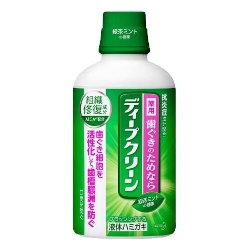 KAO花王 - Deep Clean 除菌護牙齦漱口水 350ML（綠茶薄荷味）