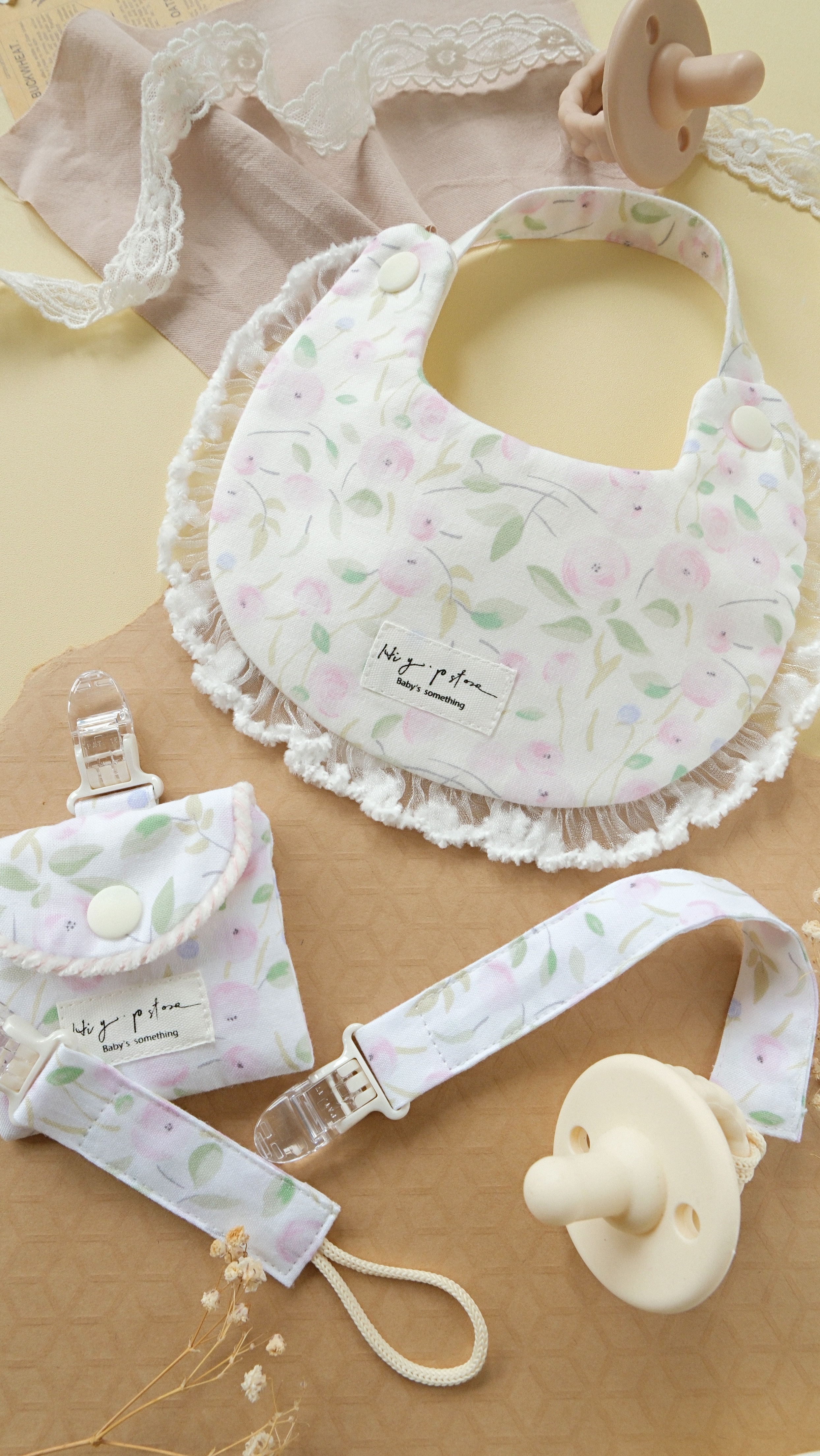 Hi Y.P store-短版鱷魚夾-千日粉花