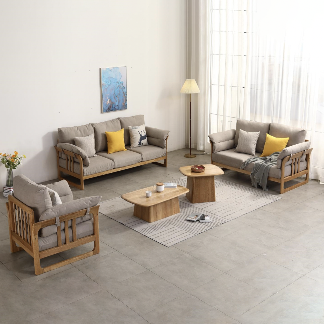 〖特惠款〗希莫實木沙發 FP-0148