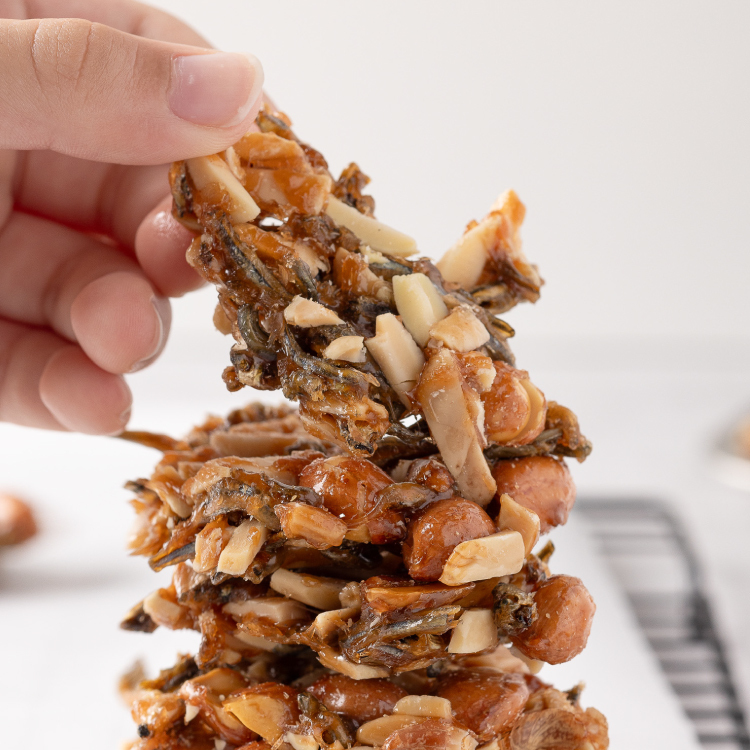 【海濤客】杏仁小魚乾花生酥盒裝