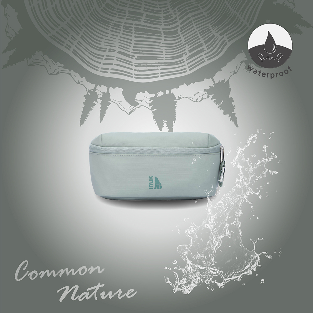 【INUK】2025全境防水 輕旅行腰包 | Water_Shed ARC 龍井綠 2.2L