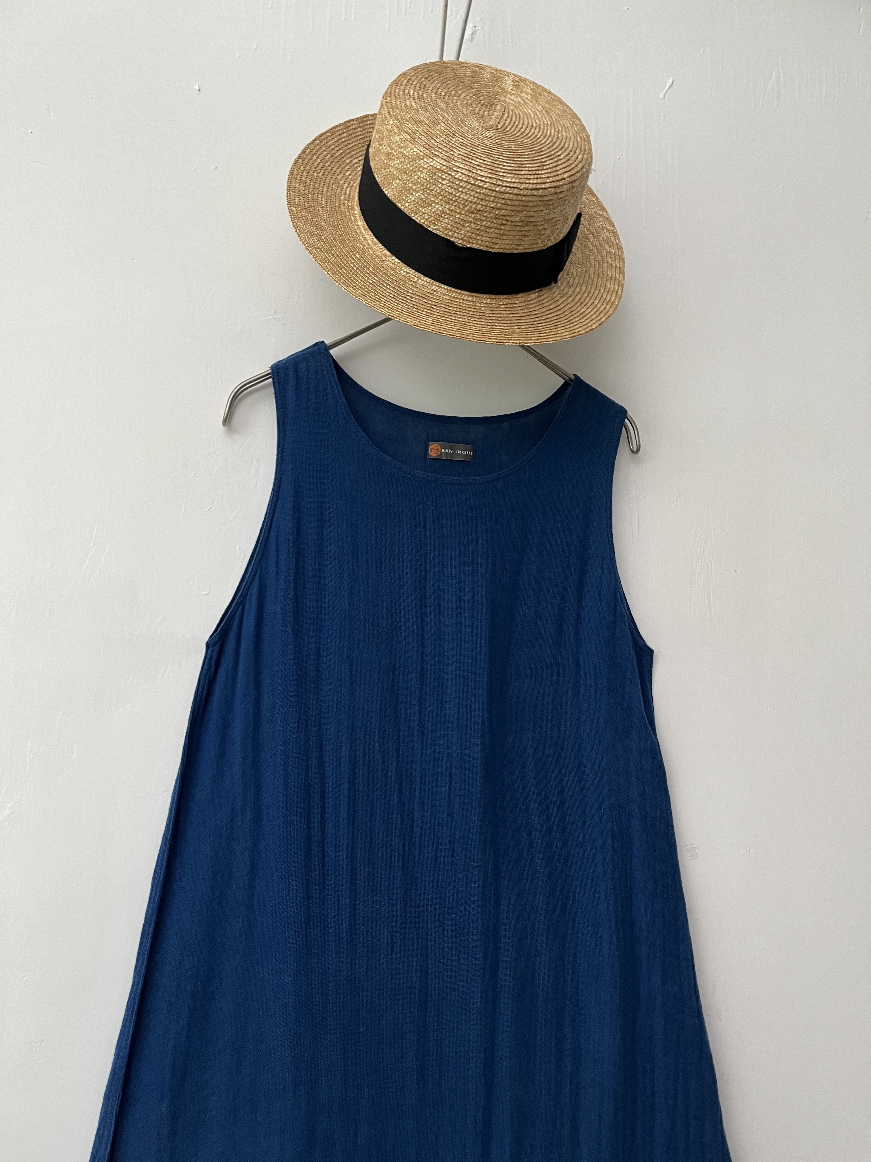 日本製BAN INOUE藍色背心ops