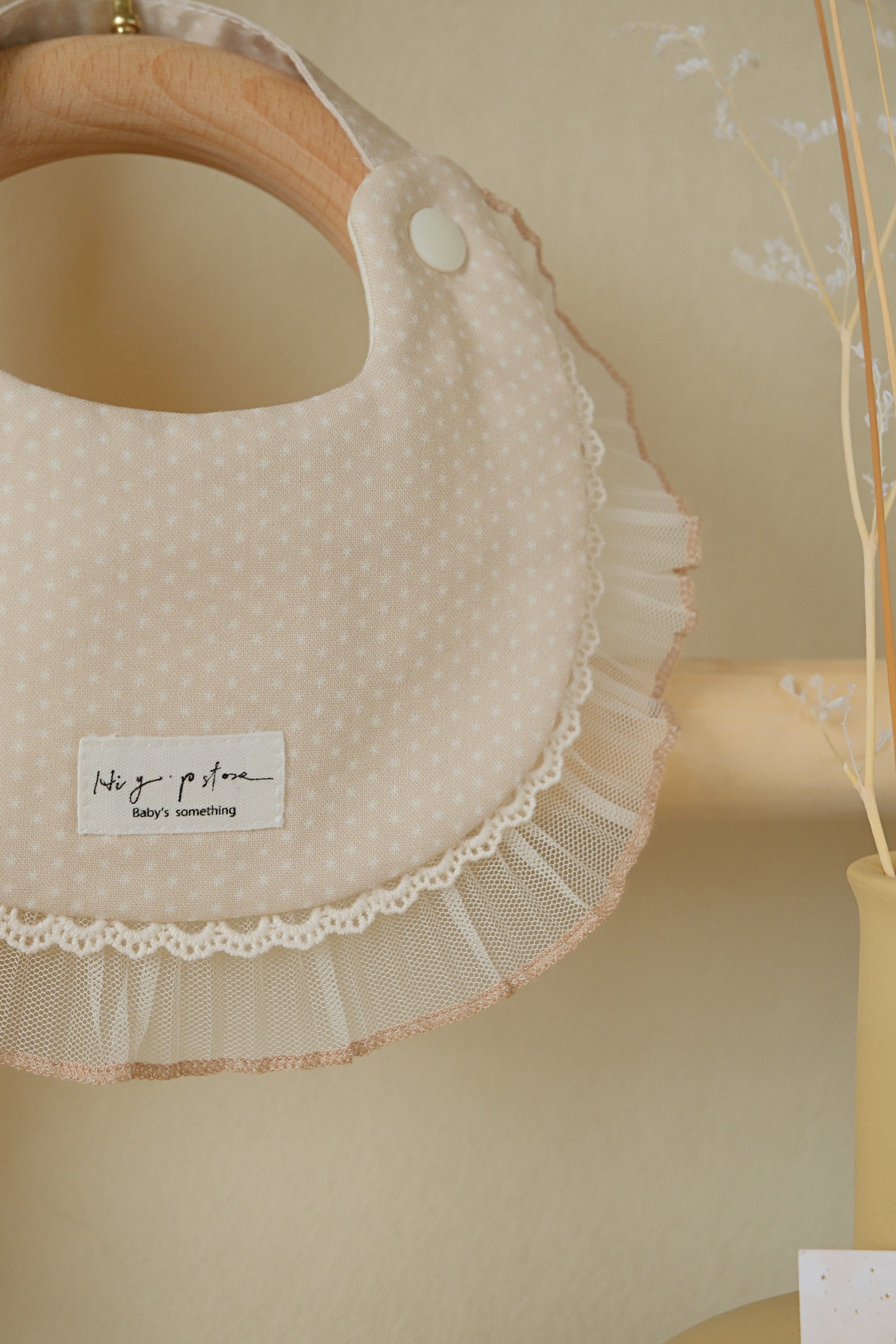 Hi Y.P store-手作圍兜-蕾絲碎鑽