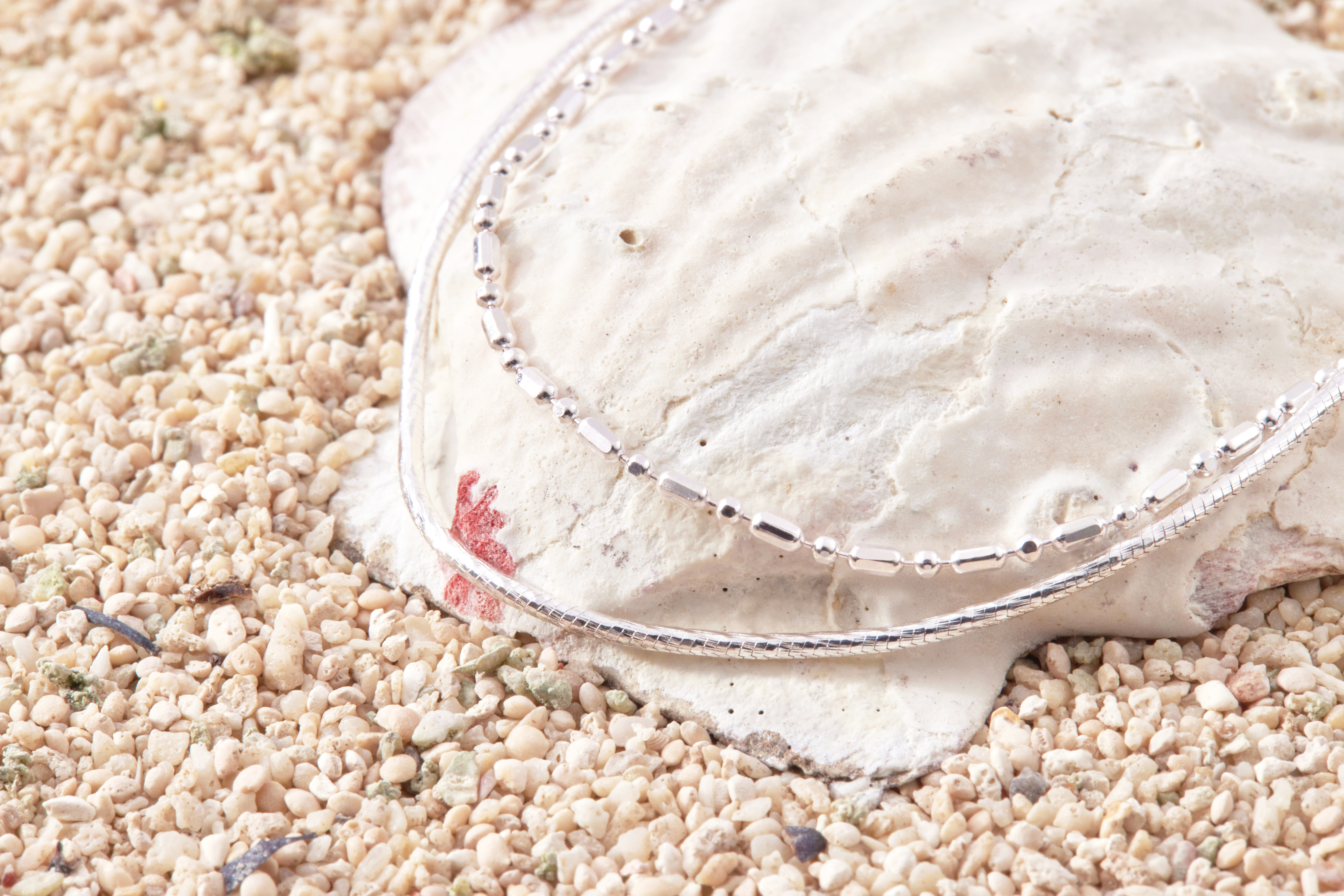 B519 ｜ 純銀雙鏈手鍊