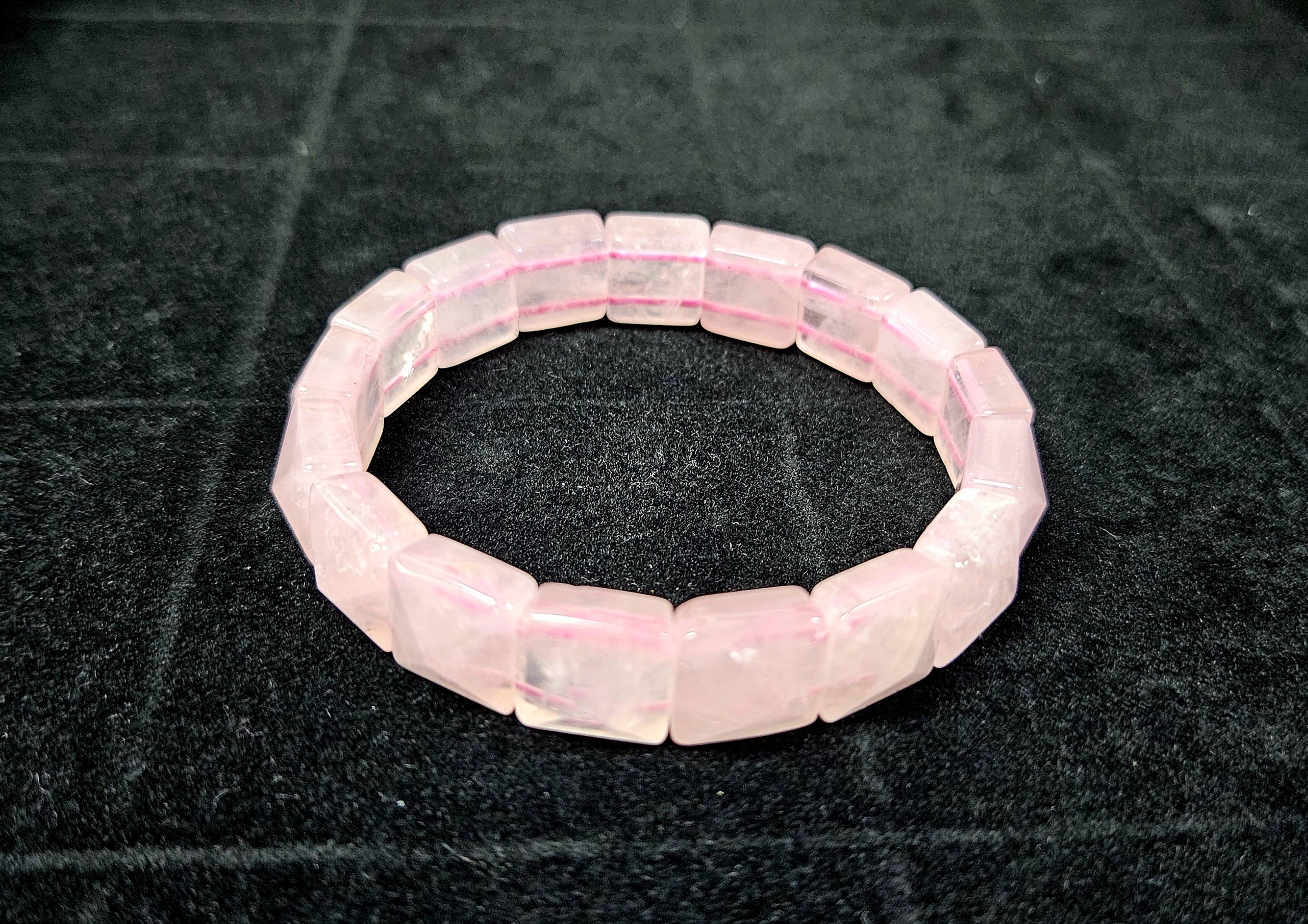 🔮能量水晶🔮方形粉晶手鐲 (H7 CR164)