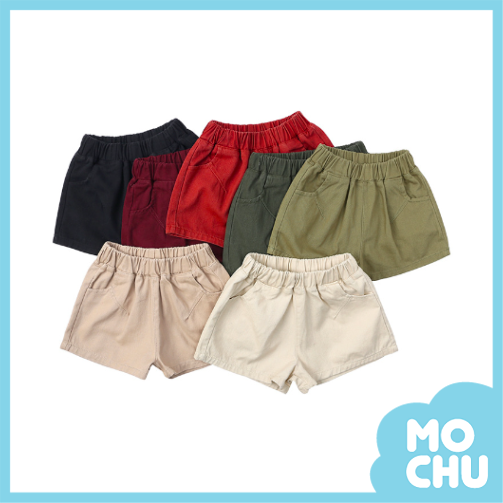 水洗純色短褲(五色)