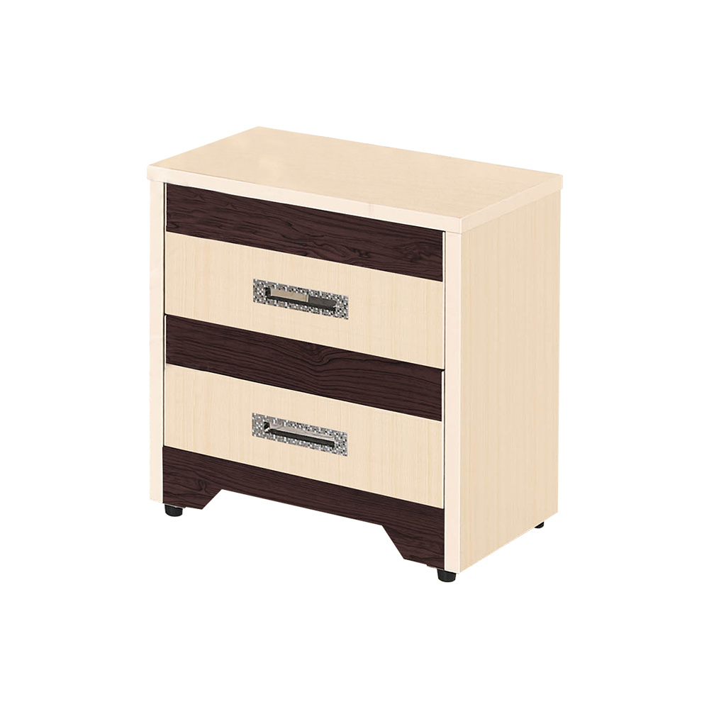 南亞塑鋼-洛娜1.7尺二抽塑鋼床頭櫃/抽屜收納櫃/置物櫃