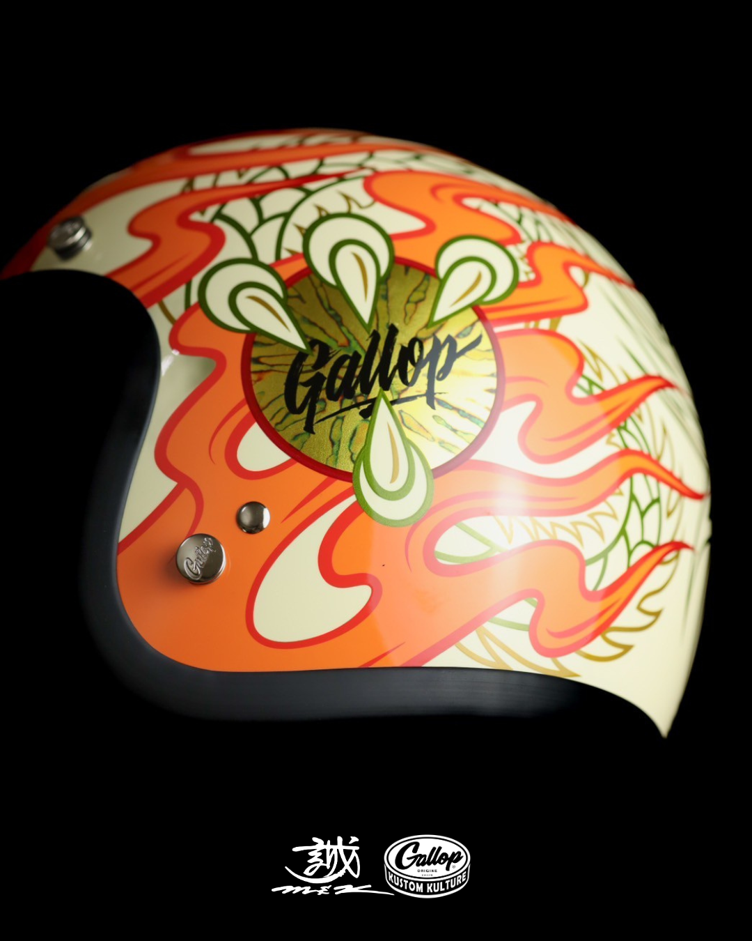 Gallop × MAKOTO 小林誠 × 聯名安全帽 竜