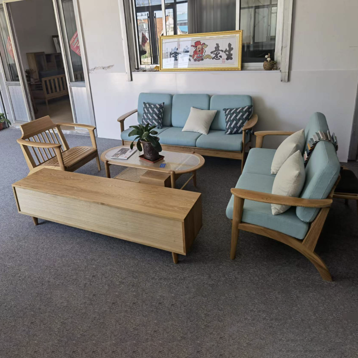 〖特惠款〗森致實木沙發 FP-0149