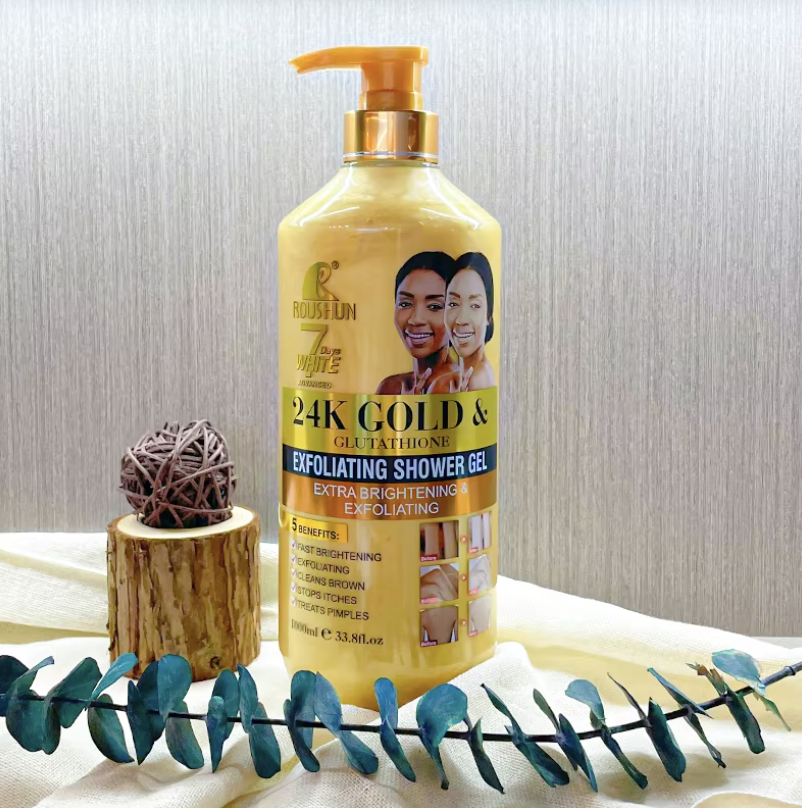 ROUSHUN Shower Gel with 24K Gold