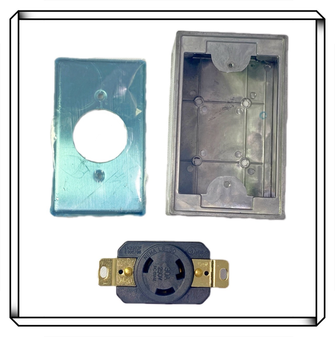 嶸光 LK-2332F NEMA L6-30R 220V 美規防脫落插座