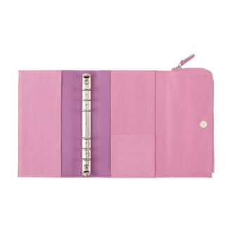 粉色 BIBLE 聖書尺寸 isshoni. 6孔 萬用手冊 多功能 筆袋款 ｜DAIGO  日本