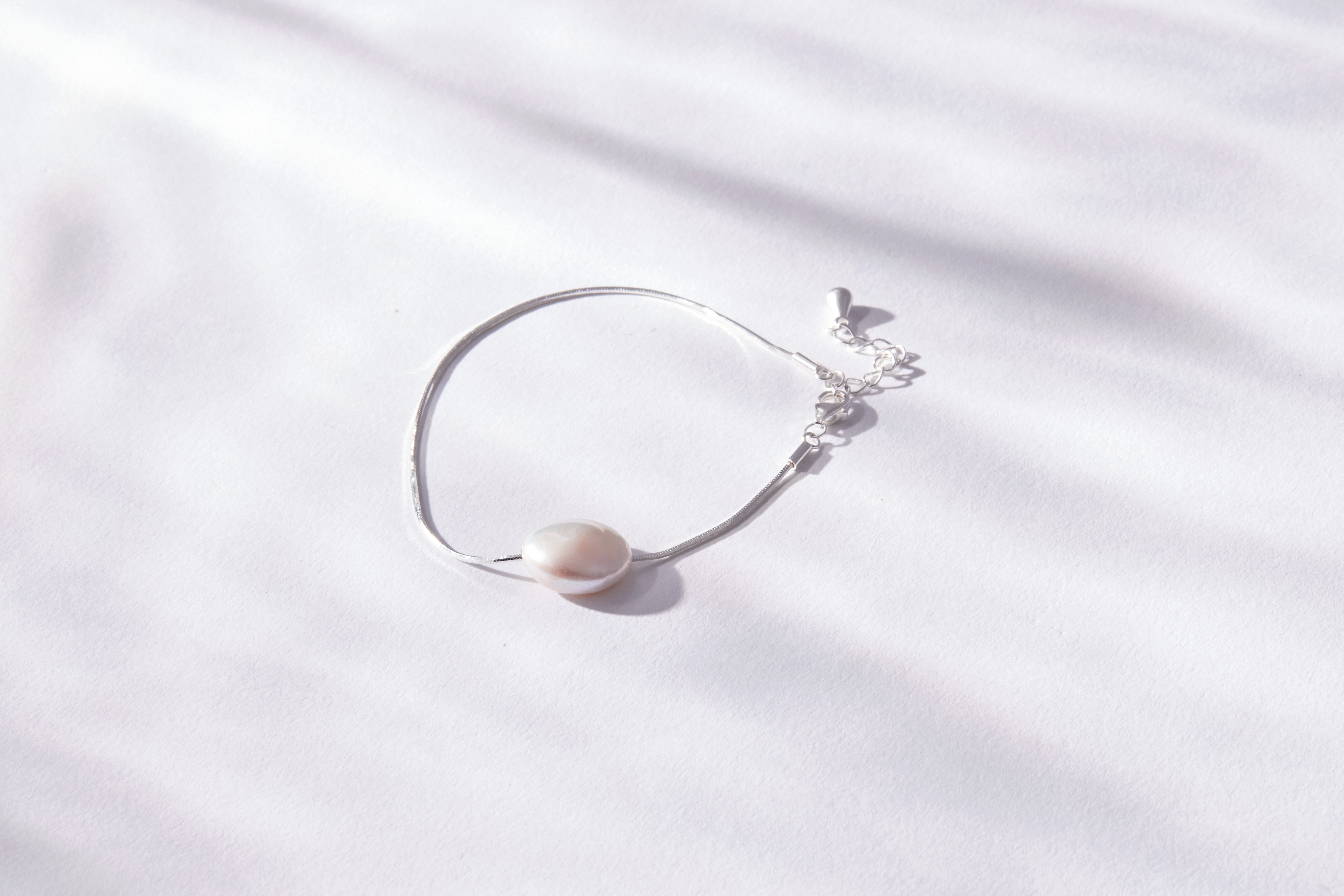 純銀巴洛克珍珠手鍊