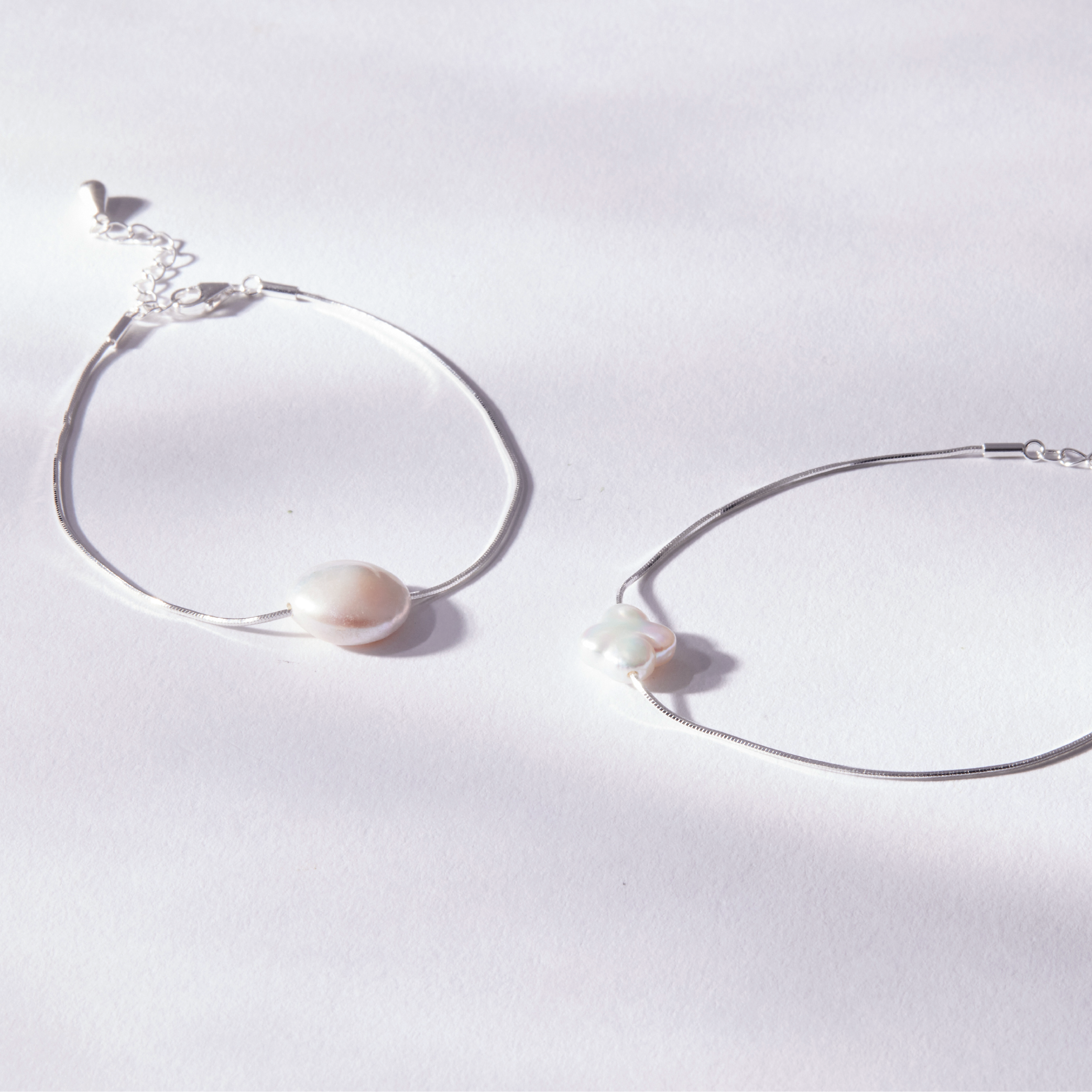 B520｜純銀巴洛克珍珠手鍊