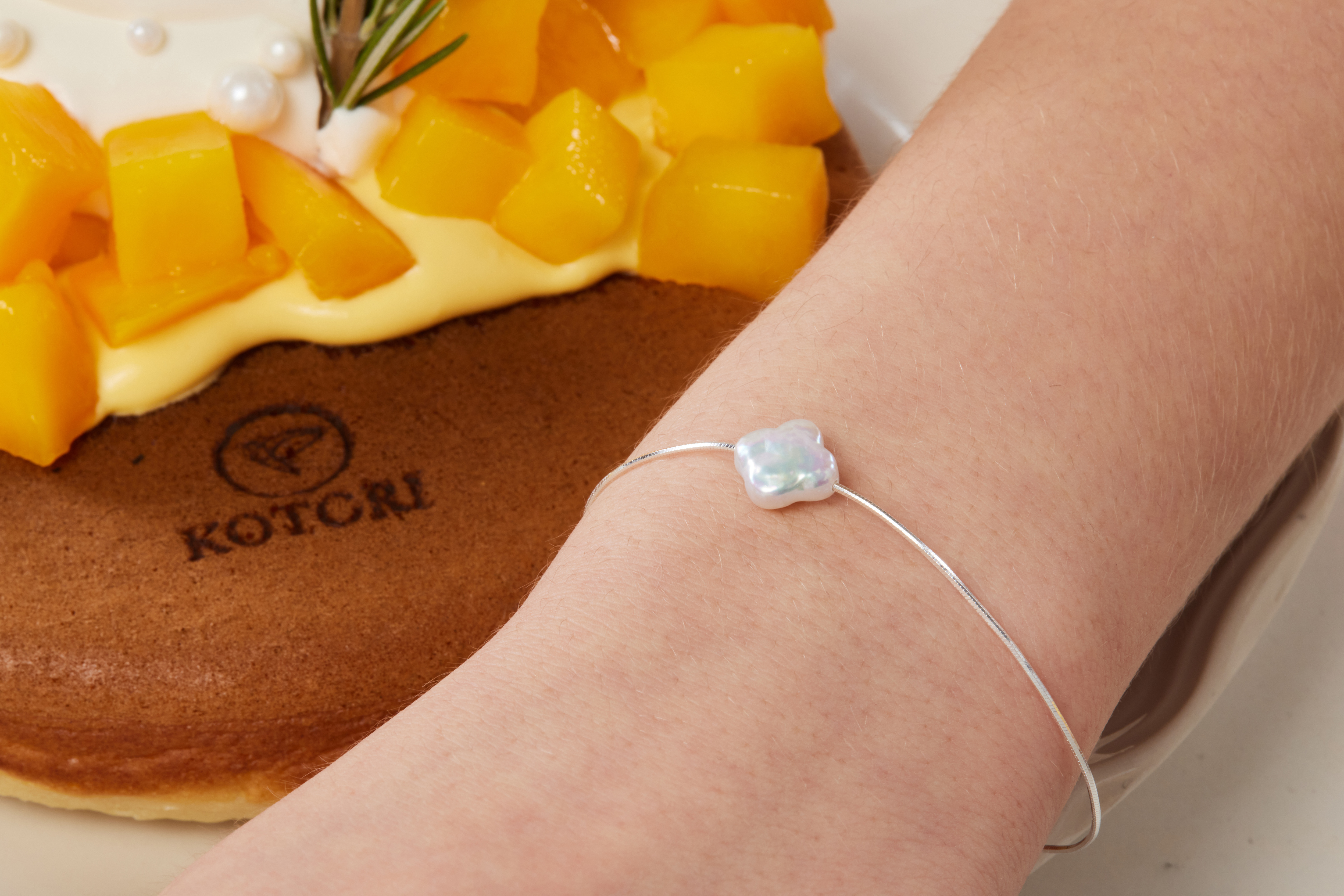 B520｜純銀巴洛克珍珠手鍊