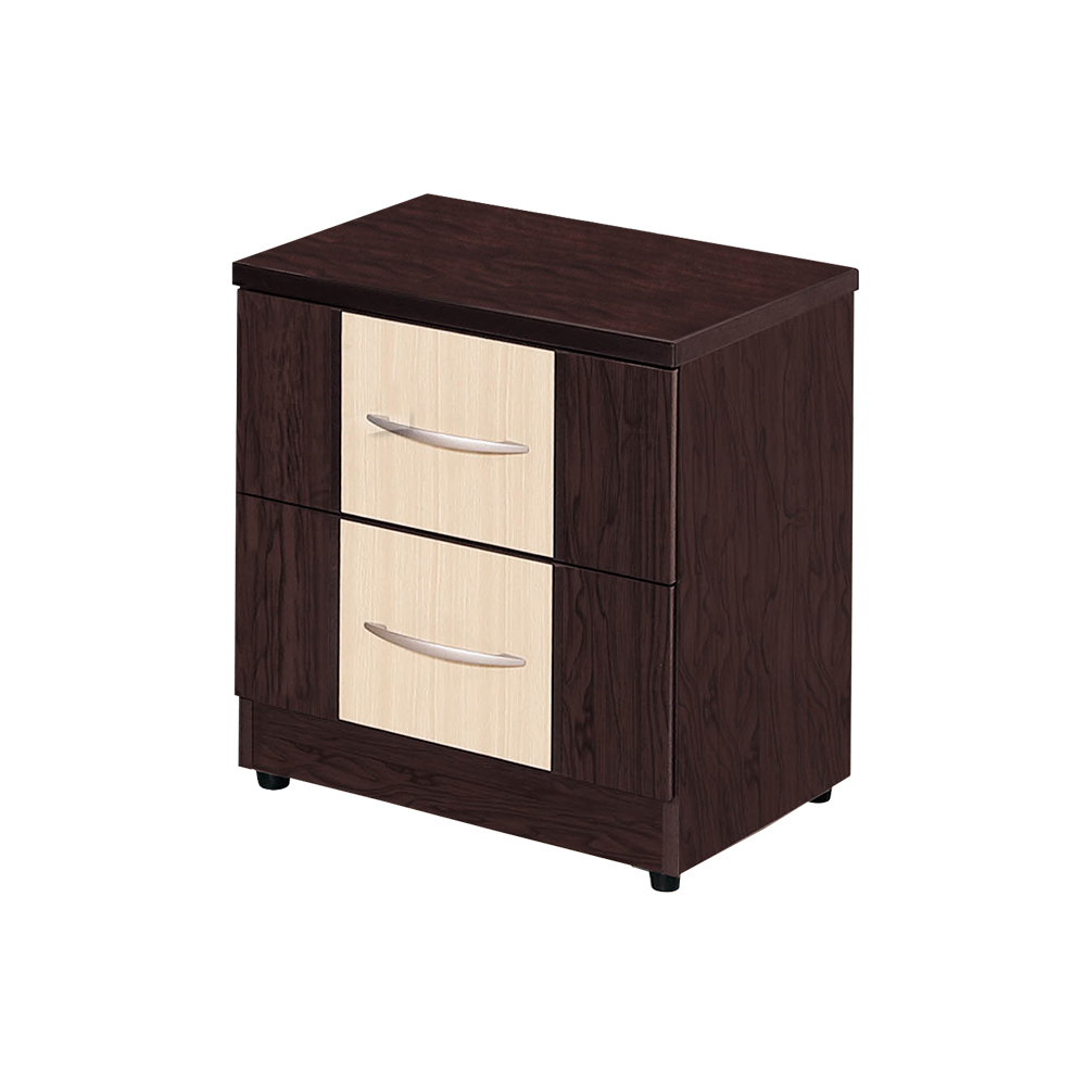 南亞塑鋼-尼德1.5尺二抽塑鋼床頭櫃/抽屜收納櫃/置物櫃