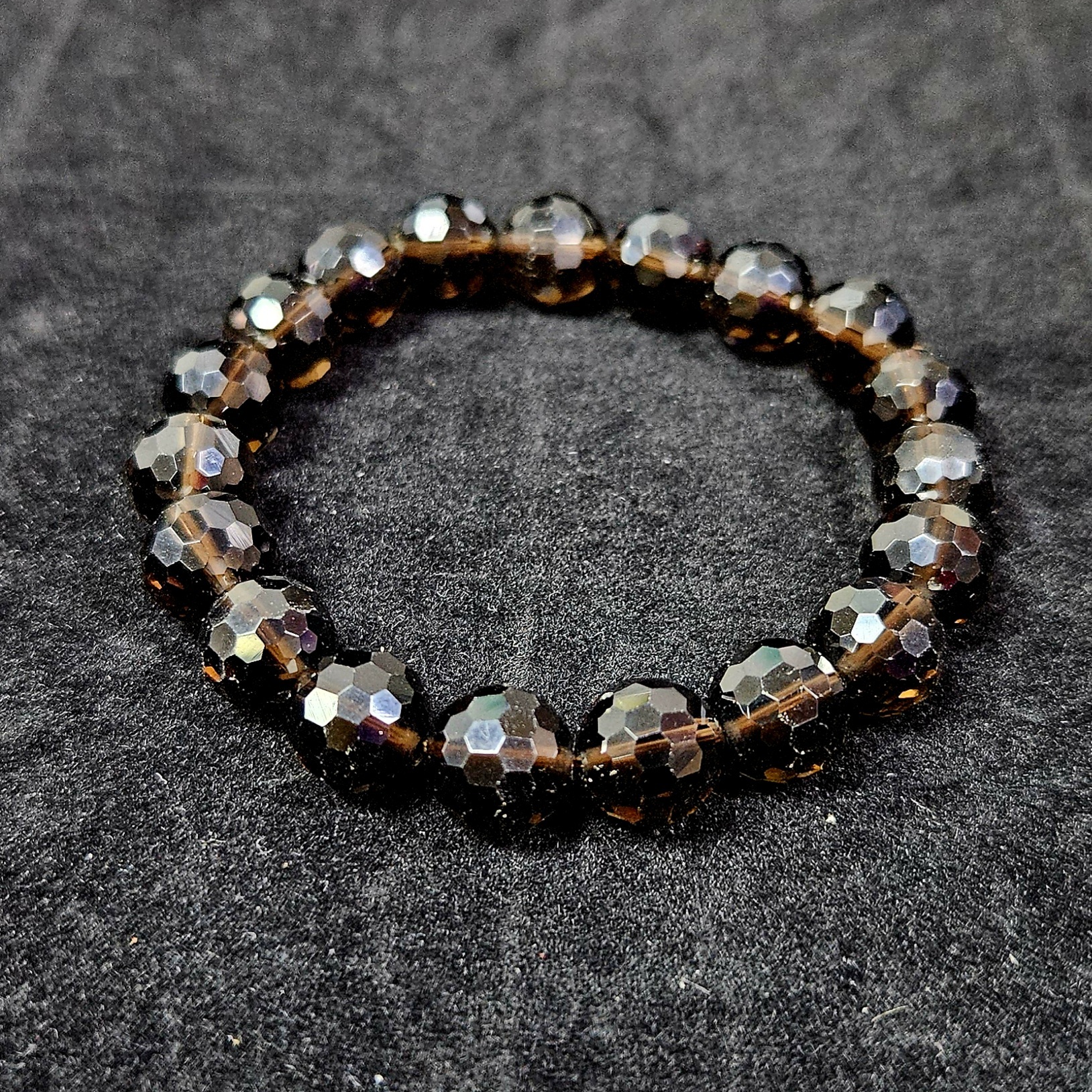 🔮能量水晶🔮切角茶晶手鍊(T7 CR58)