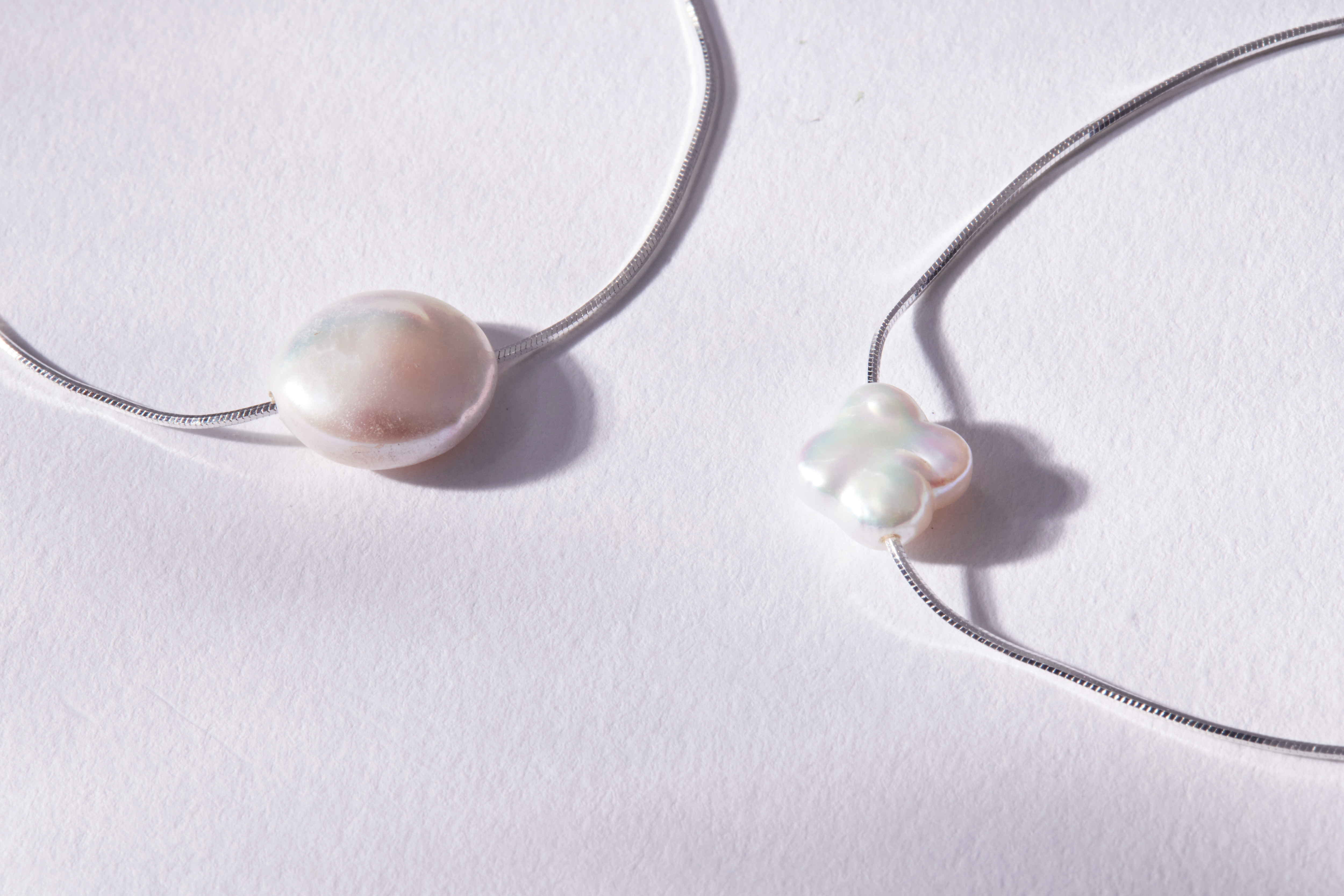 純銀巴洛克珍珠手鍊