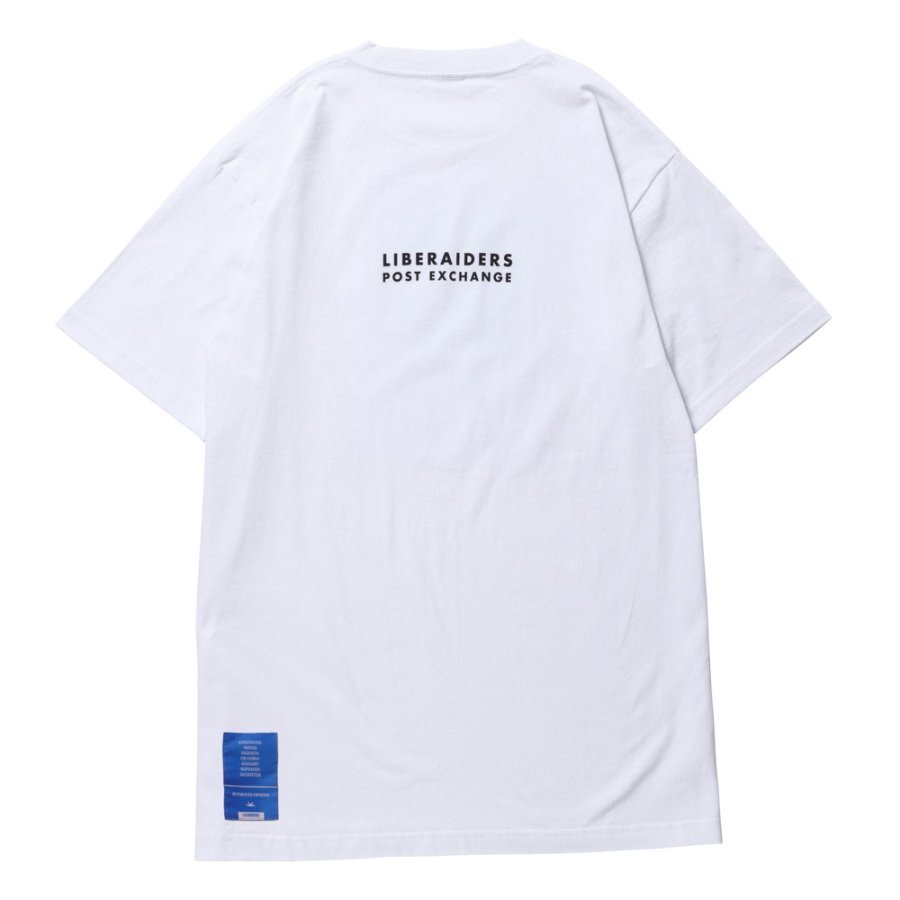 LIBERAIDERS PX LOGO TEE 896012501 WHITE