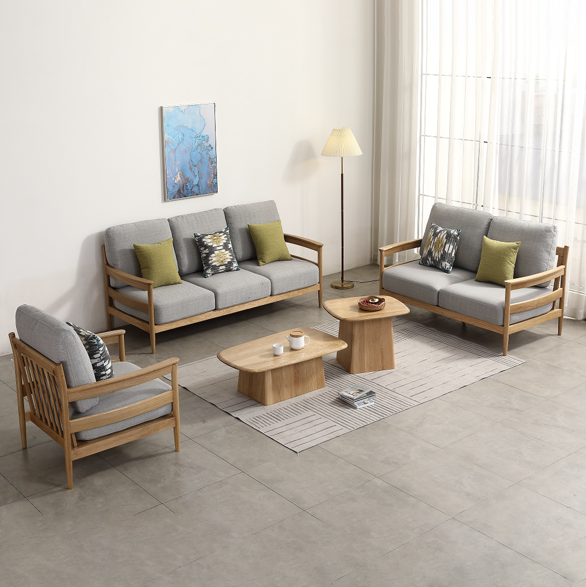 〖特惠款〗納可實木沙發 FP-0153