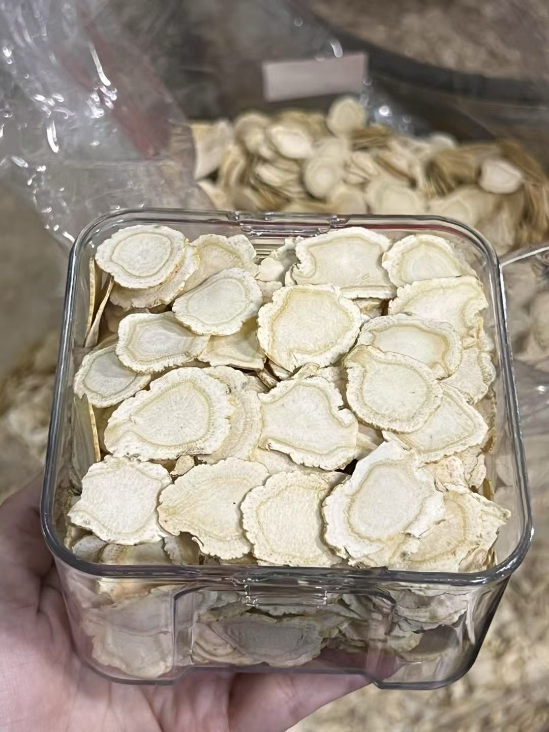 (3726) 極品特大花旗參片200g