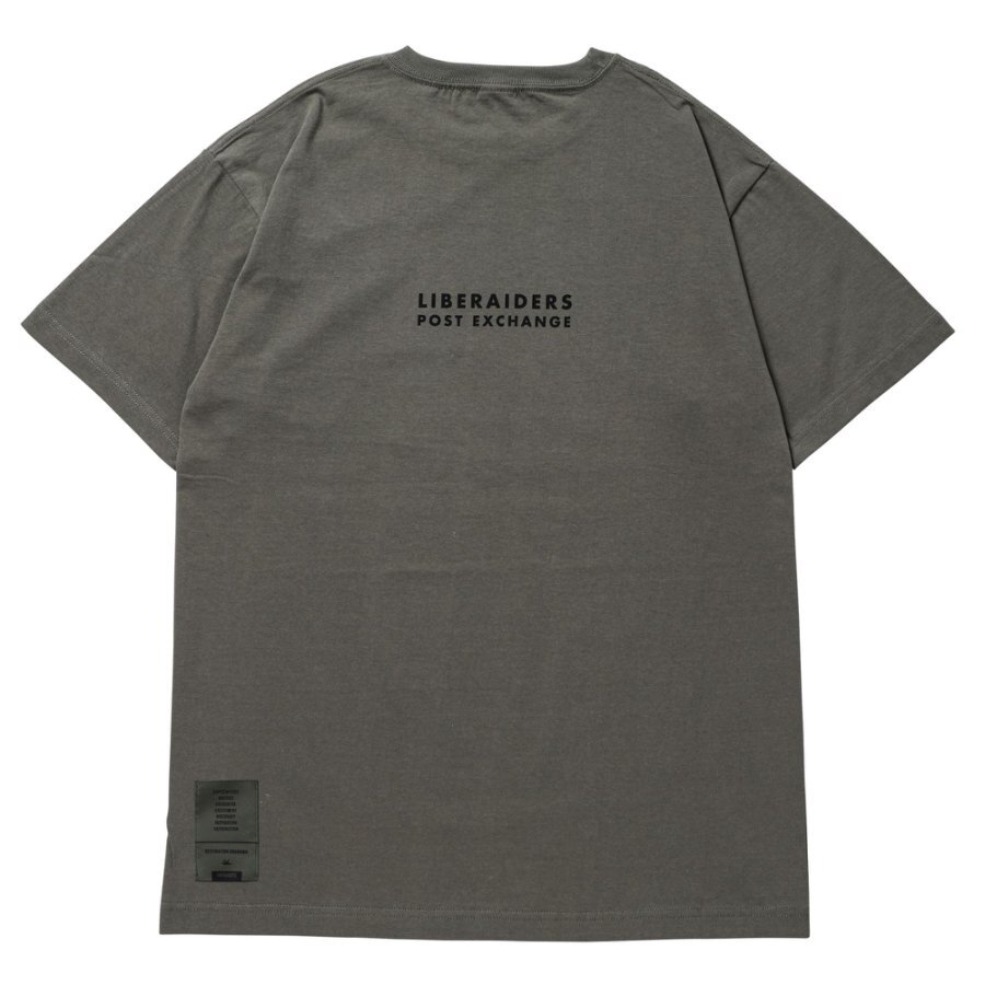 LIBERAIDERS PX LOGO TEE 896012501 OLIVE