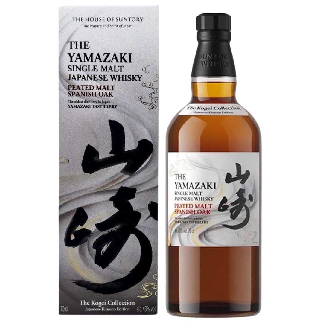三得利山崎泥煤麥芽西班牙橡木單一純麥威士忌700mL