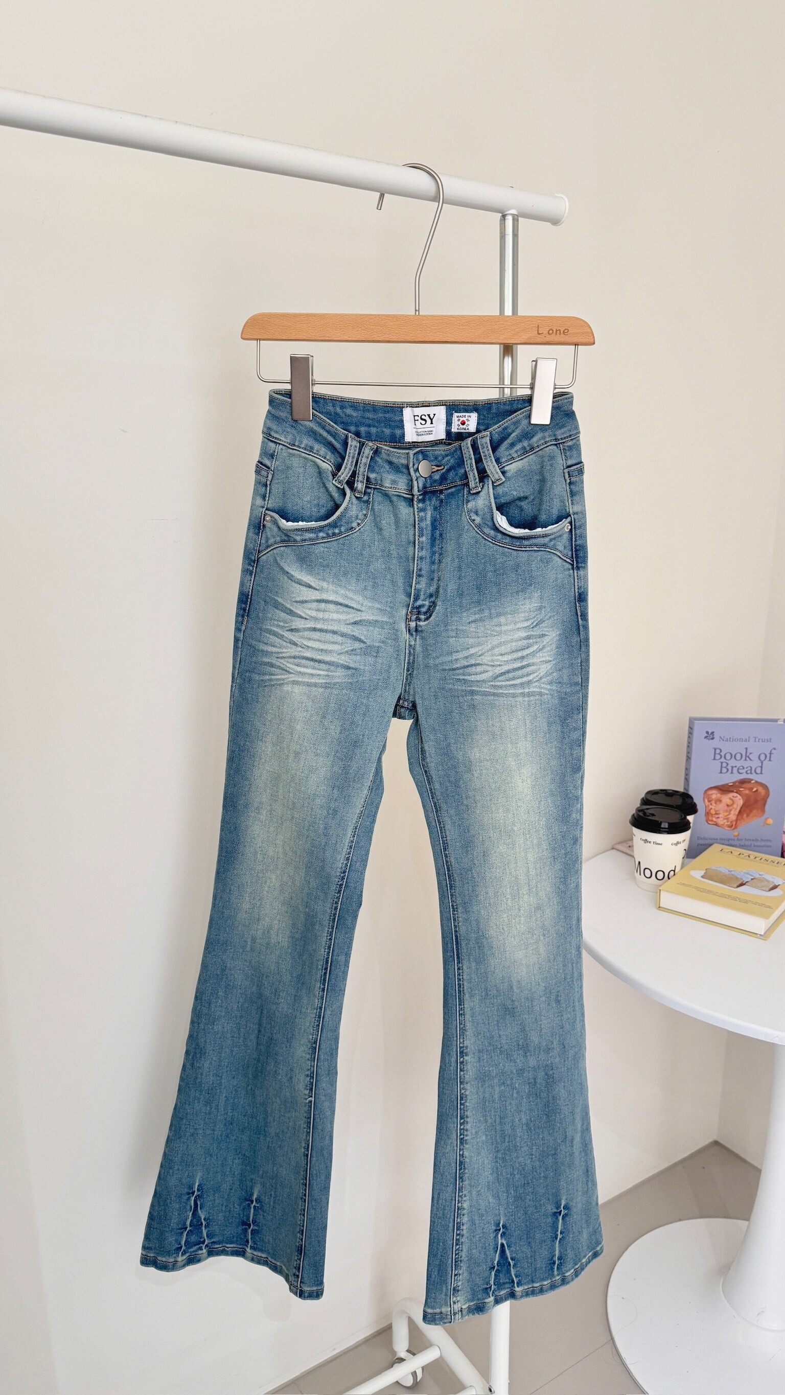 貓鬚洗水喇叭褲