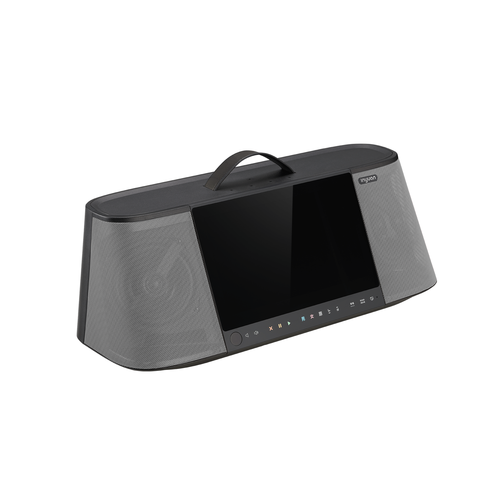 音圓 Inyuan PARTY-7000 提式卡拉OK伴唱機 行動KTV點歌機 附兩支無線麥克風 內建鋰電池