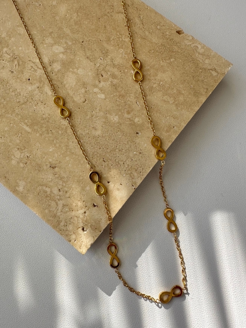 SS infinity necklace