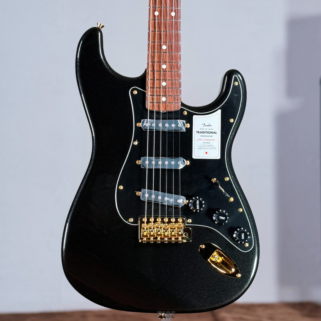 Fender Japan 2025 Traditional 60s Strat Black Pearl 吉他