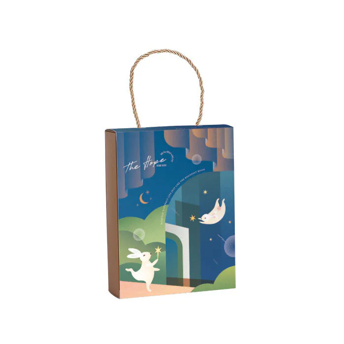 T10手提抽屜盒 中秋 極光幻之森 10入/包 18.2*5.7*24.3cm【3A18-215001】