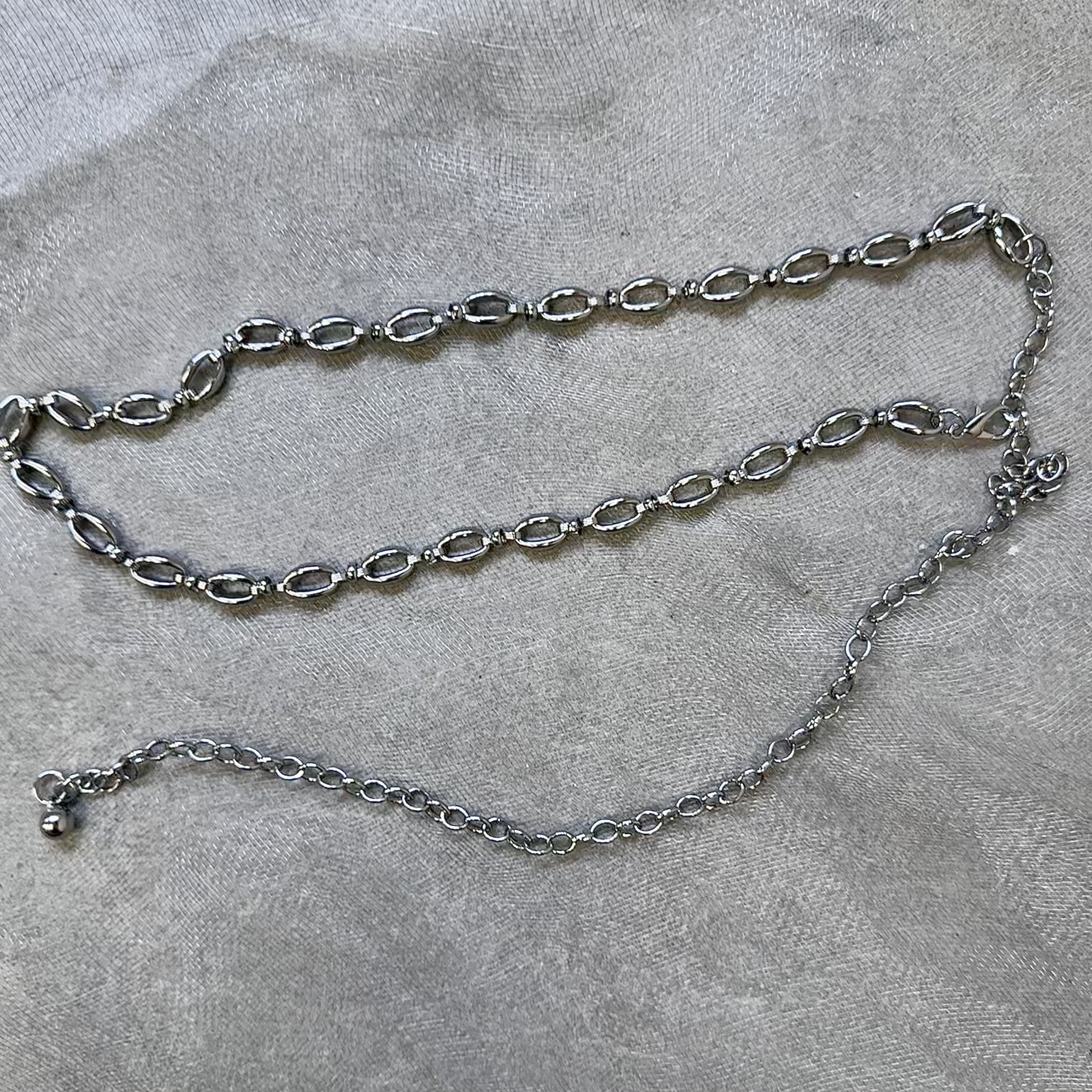 貝殼狀金屬腰鏈 - AB6040