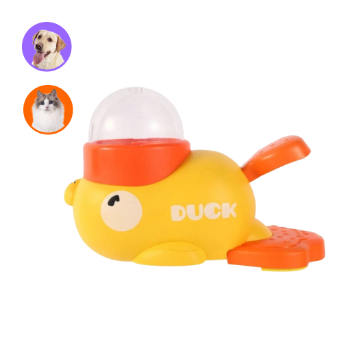 寵物益智玩具 小黃鴨漏食玩具