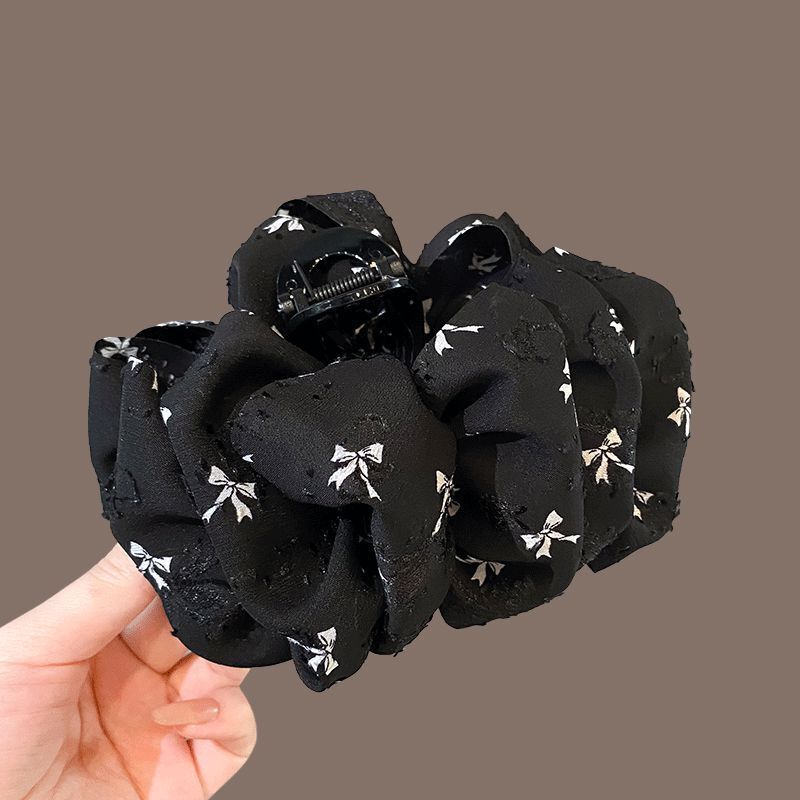 Bubble Bow Large Floral Claw