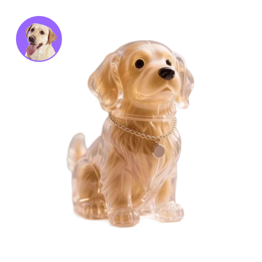 狗毛收納紀念吊飾扭蛋