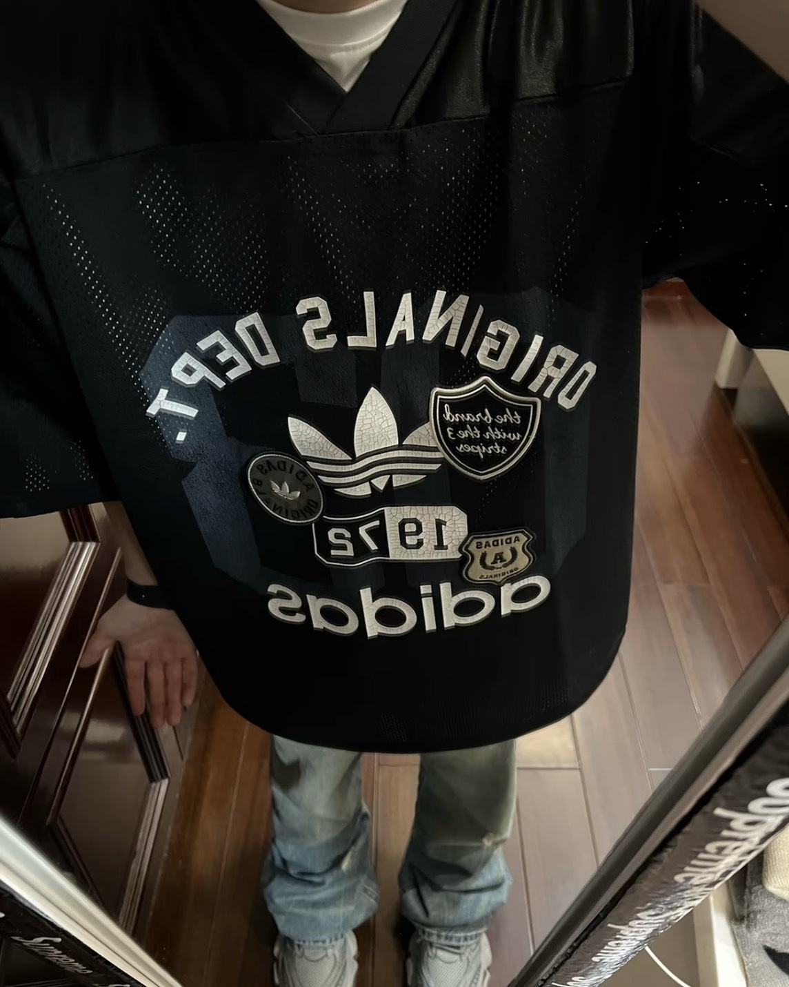 【現貨】Adidas Originals DEPT 球衣 寬鬆 V領 短袖 兩色