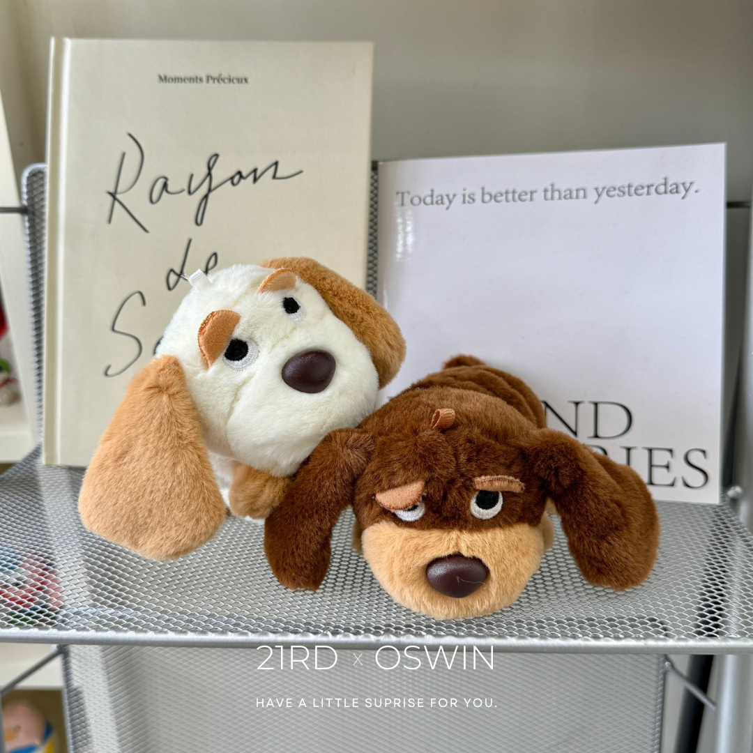 可愛 臘腸狗 可動吊飾