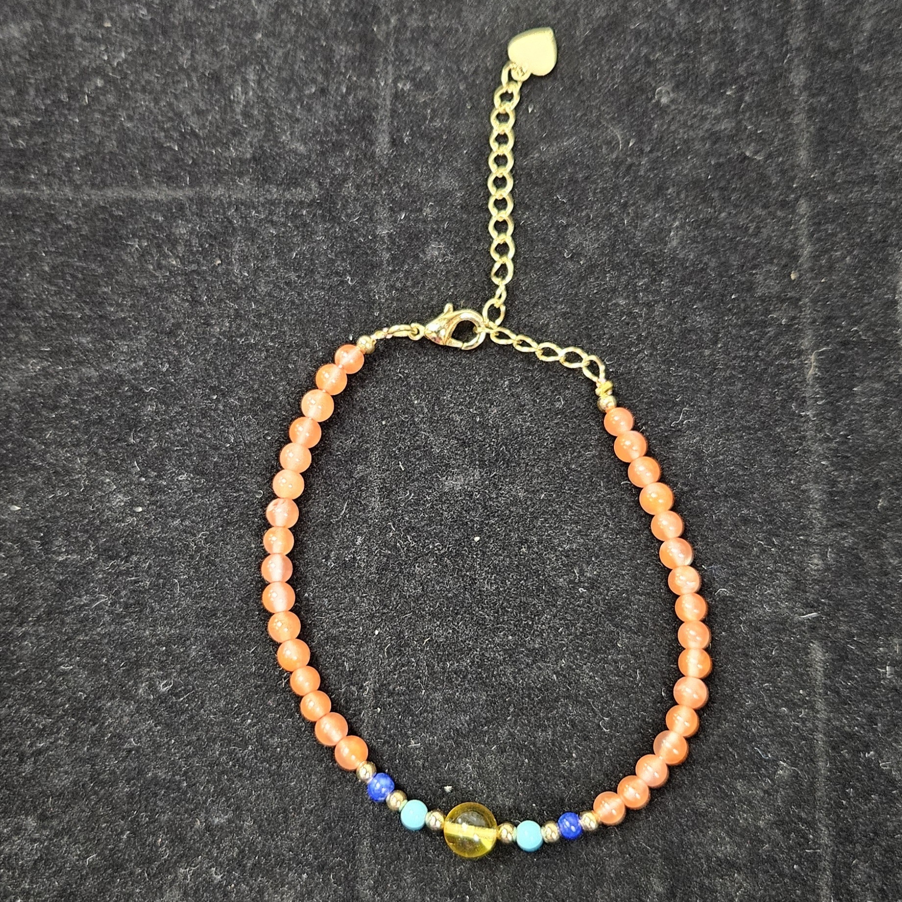 🔮能量水晶🔮琥珀南紅瑪瑙手鏈 (H3/CR287)