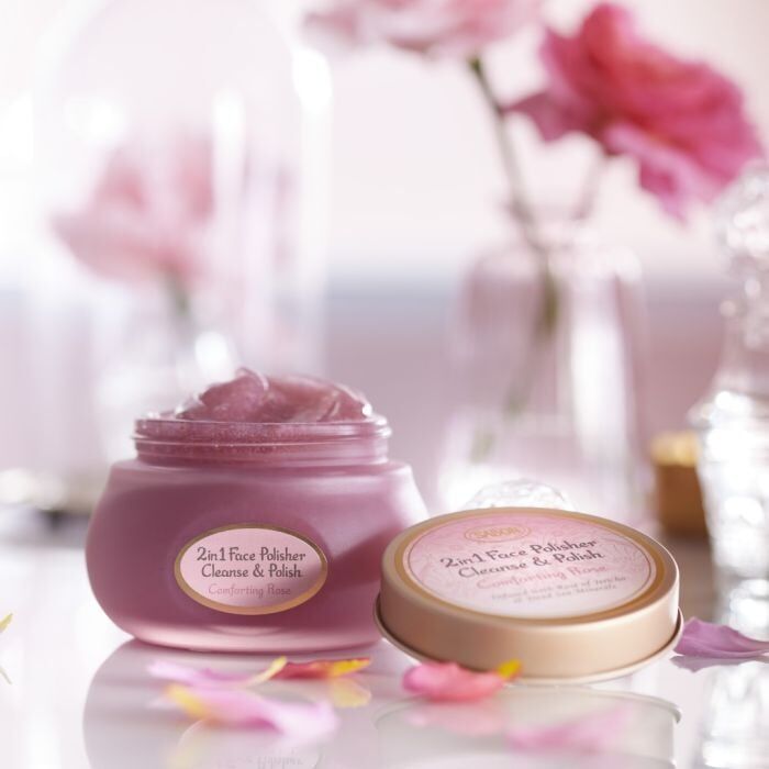 SABON Comforting Rose 舒沁玫瑰2合1面部磨砂潔面霜 125ml