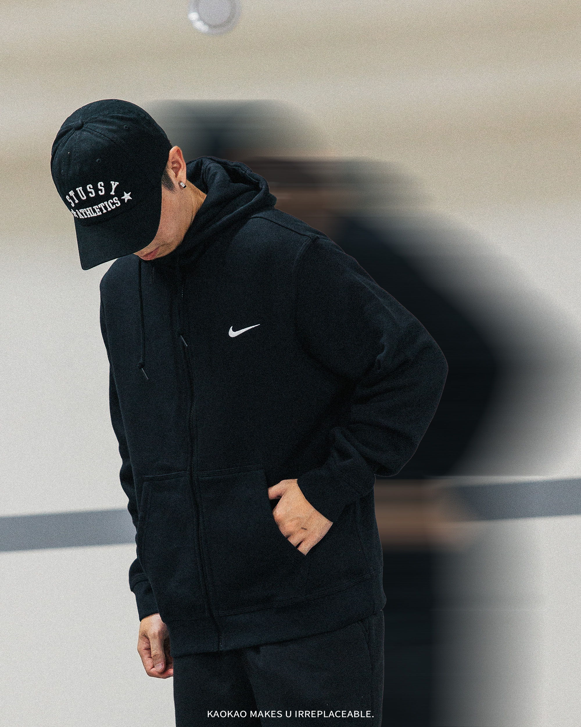 NIKE NSW 刺繡 刷毛 外套男款 黑 623451-010