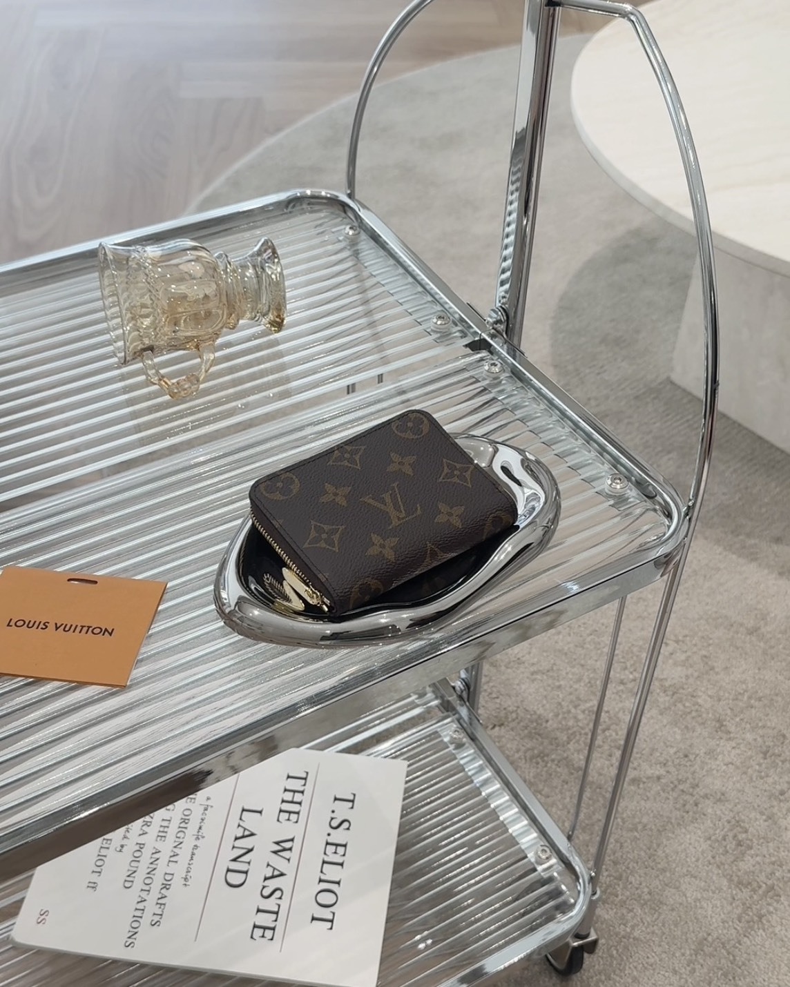 LV｜ㄇ字拉鍊雙層零錢卡包 棕色老花 M60067