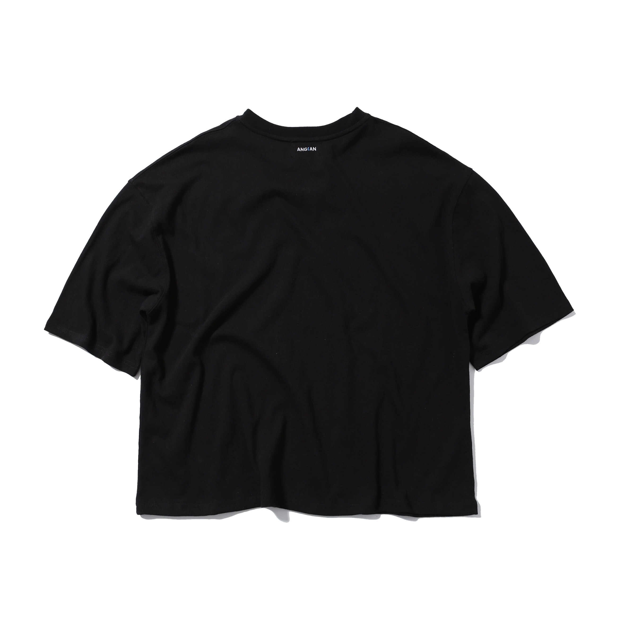 【ANGLAN x HEKA】Wood Bone Half Tee ANGLAN X HEKA] WOOD BONE HALF TEE