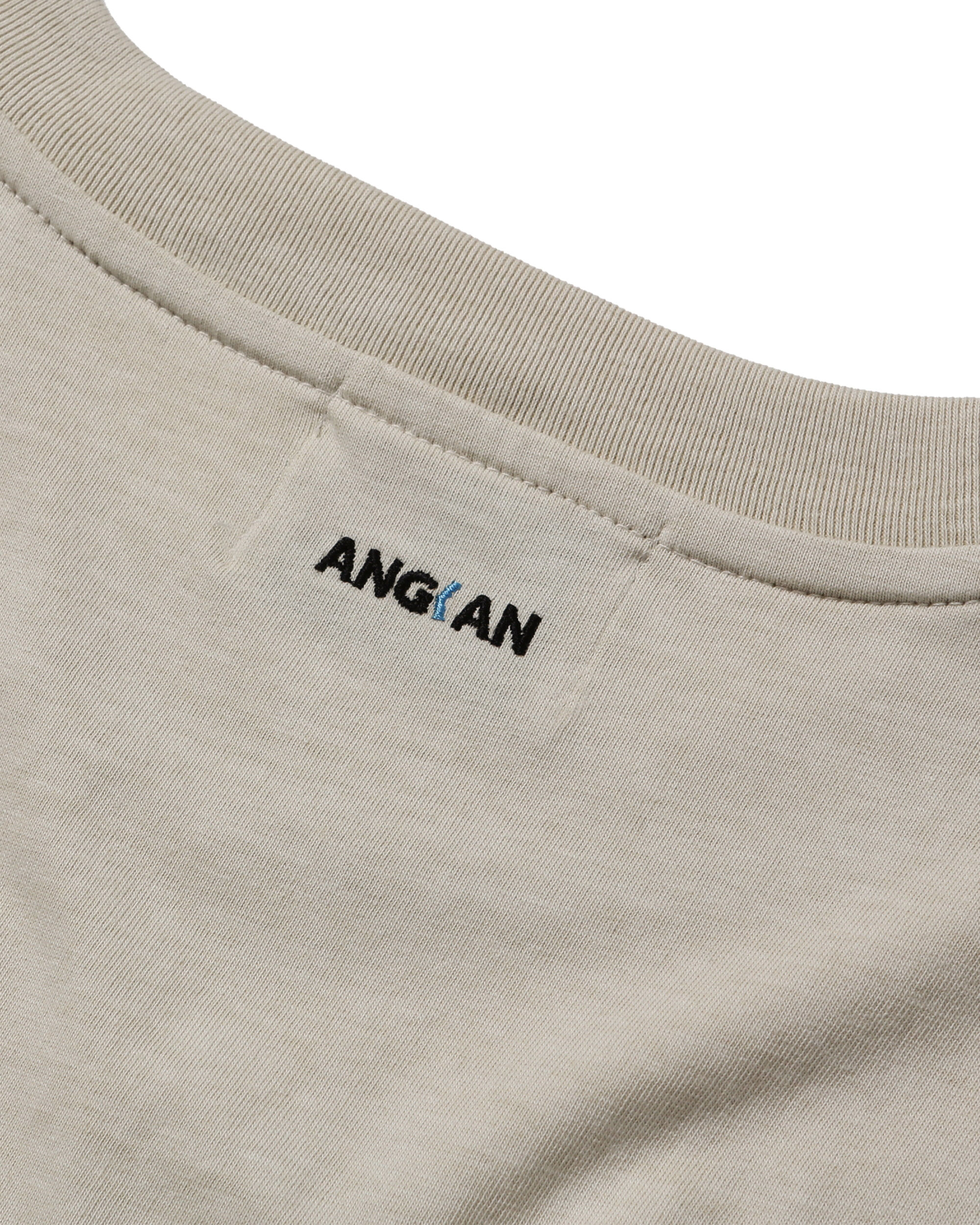 ANGLAN X HEKA] WOOD BONE HALF TEE